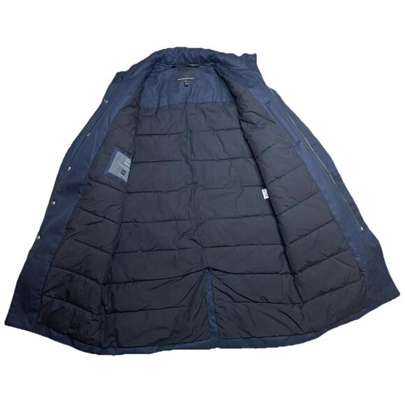 Banana Republic Performance Mens M Water Repellent Coat Preppy Blue Travel - Picture 4 of 8